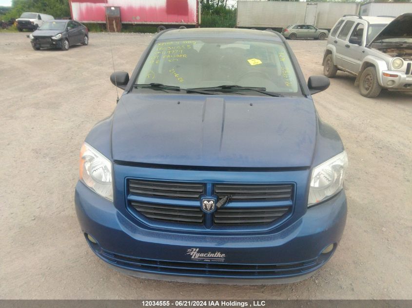 2009 Dodge Caliber Sxt VIN: 1B3HB48A19D119779 Lot: 12034555