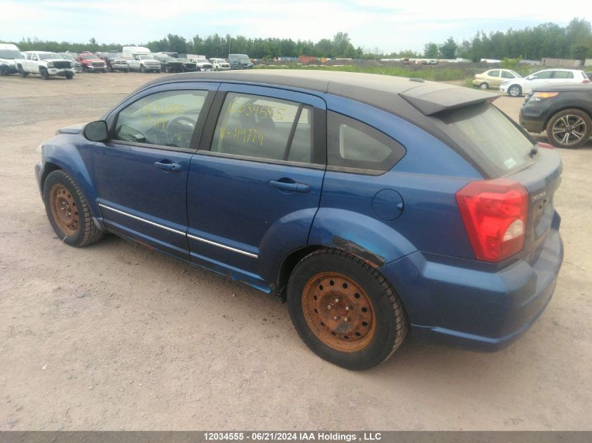 2009 Dodge Caliber Sxt VIN: 1B3HB48A19D119779 Lot: 12034555