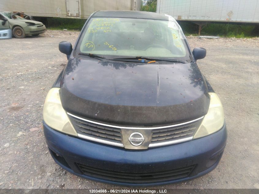 2009 Nissan Versa VIN: 3N1BC13E89L364991 Lot: 12034565