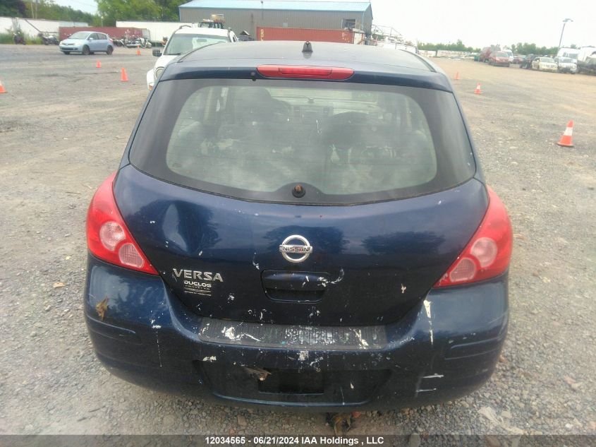 2009 Nissan Versa VIN: 3N1BC13E89L364991 Lot: 12034565