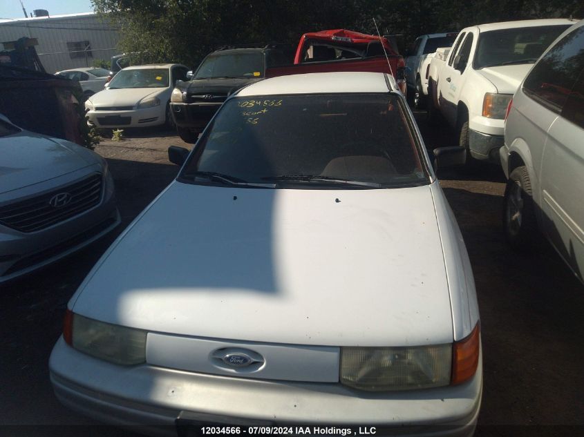 1991 Ford Escort Lx VIN: 1FABP14J3MW102656 Lot: 12034566