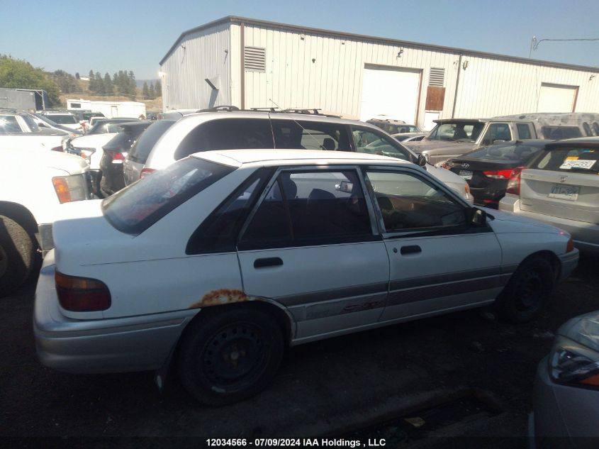 1991 Ford Escort Lx VIN: 1FABP14J3MW102656 Lot: 12034566