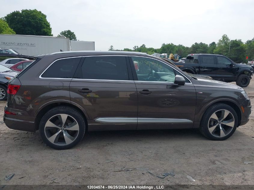2019 Audi Q7 VIN: WA1WAAF74KD028276 Lot: 12034574