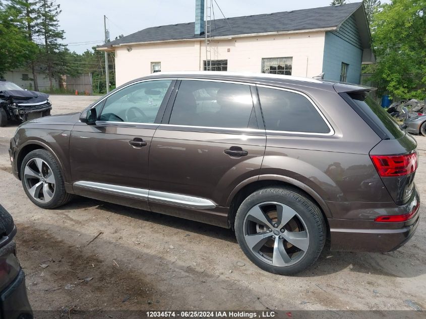 2019 Audi Q7 VIN: WA1WAAF74KD028276 Lot: 12034574