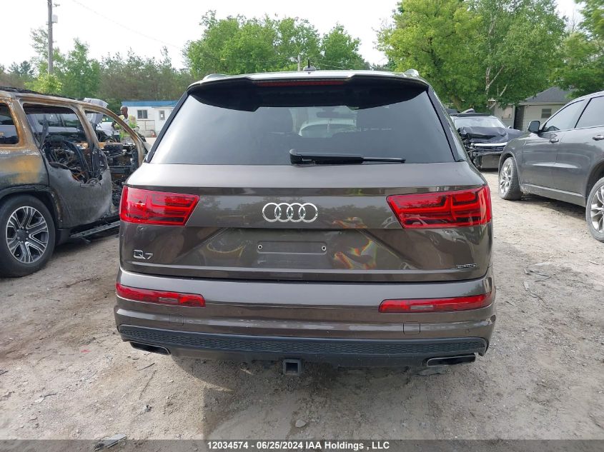 2019 Audi Q7 VIN: WA1WAAF74KD028276 Lot: 12034574