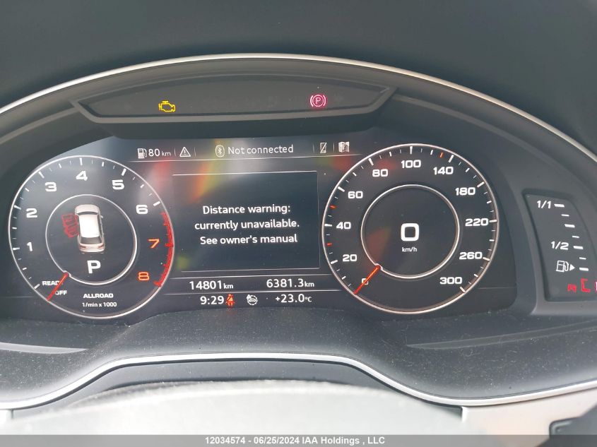 2019 Audi Q7 VIN: WA1WAAF74KD028276 Lot: 12034574