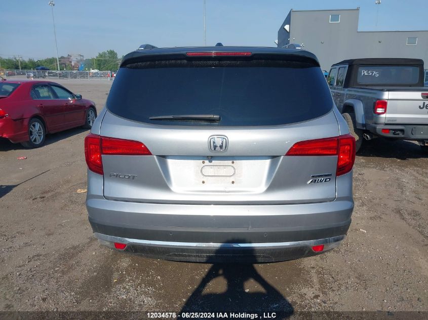 2016 Honda Pilot VIN: 5FNYF6H91GB511543 Lot: 12034578