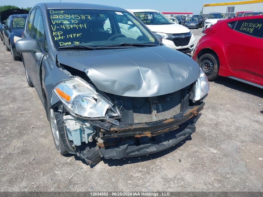 2010 Nissan Versa 1.8Sl VIN: 3N1BC1CP6AL437944 Lot: 12034582