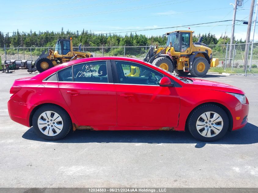 2014 Chevrolet Cruze Lt VIN: 1G1PC5SB6E7201748 Lot: 12034583