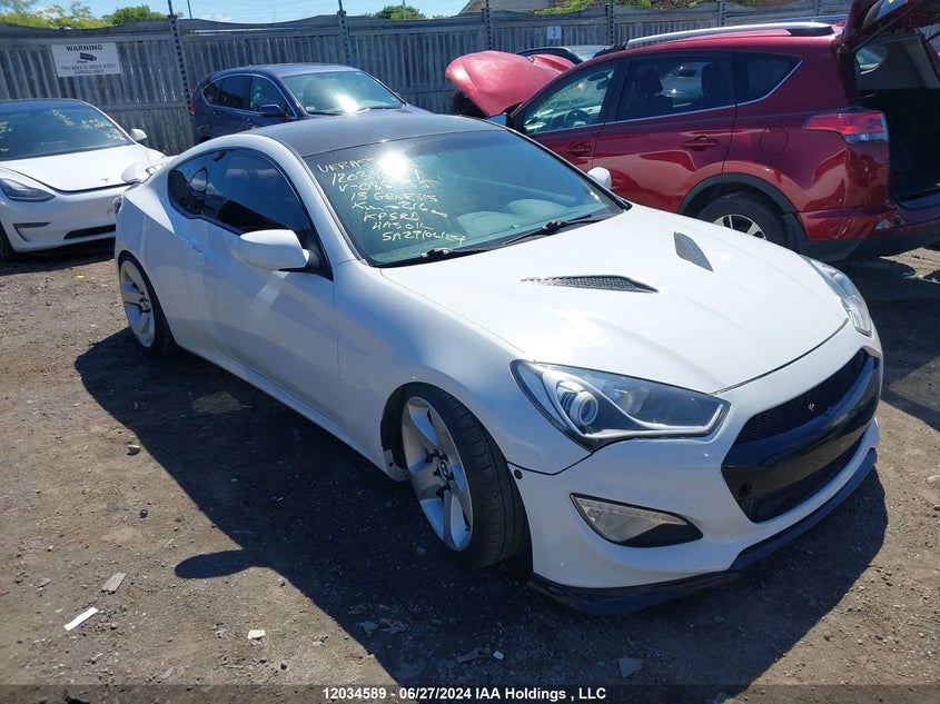 2013 Hyundai Genesis Coupe 2.0T VIN: KMHHT6KD4DU085755 Lot: 12034589