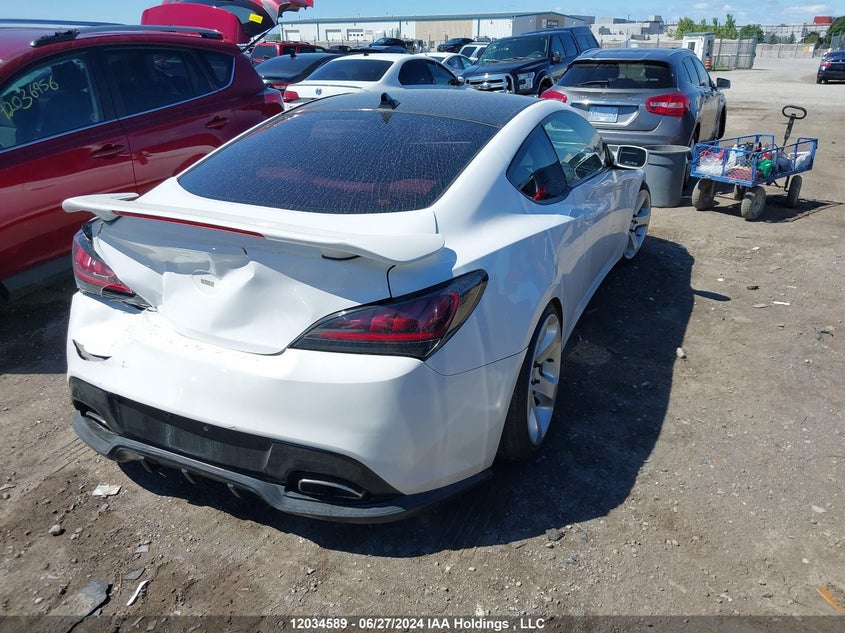 2013 Hyundai Genesis Coupe 2.0T VIN: KMHHT6KD4DU085755 Lot: 12034589