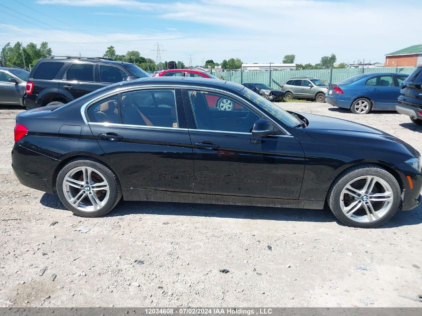 2016 BMW 328I xDrive VIN: WBA8E3G5XGNT79087 Lot: 12034608