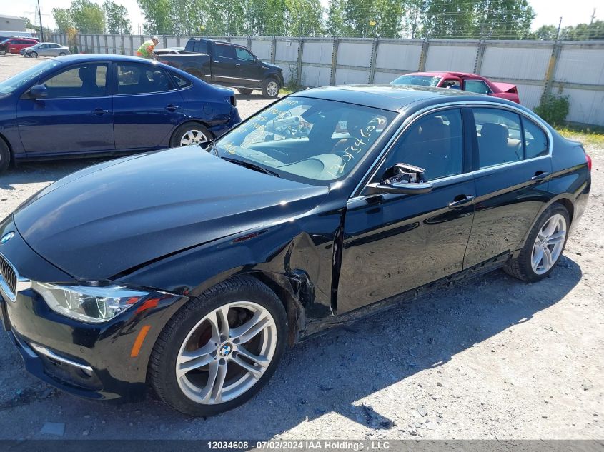 2016 BMW 328I xDrive VIN: WBA8E3G5XGNT79087 Lot: 12034608