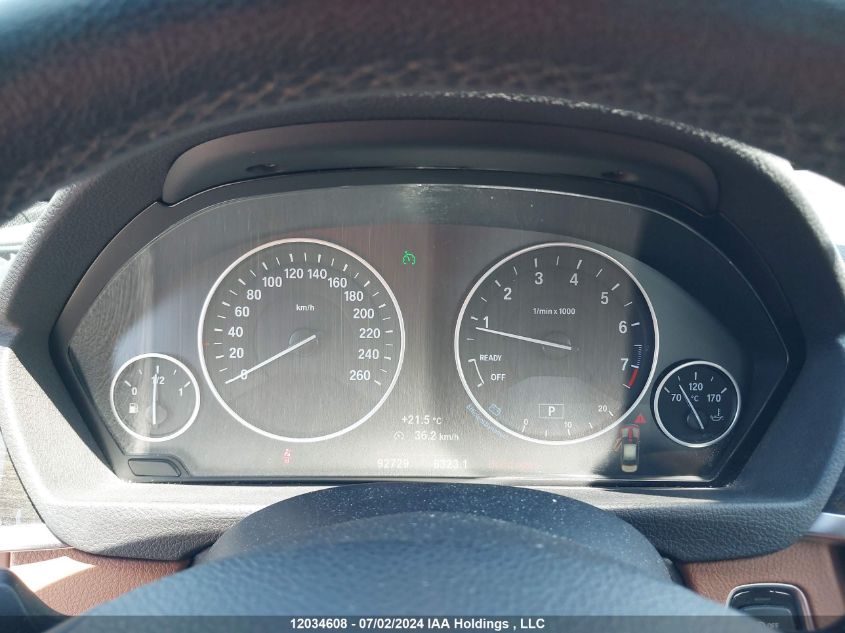 2016 BMW 328I xDrive VIN: WBA8E3G5XGNT79087 Lot: 12034608