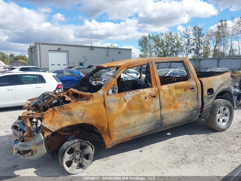 2019 Dodge Ram 1500 VIN: 1C6SRFFT2KN573336 Lot: 12034611