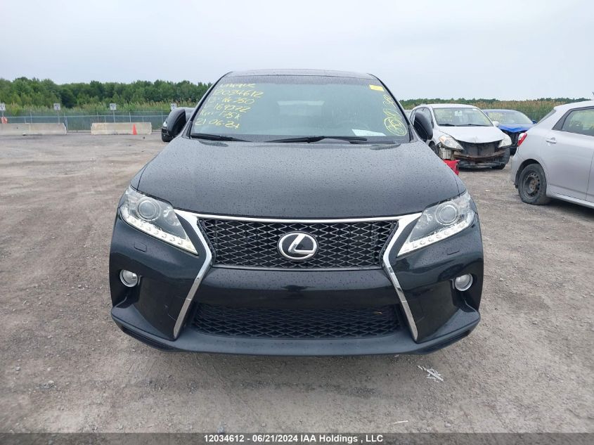 2013 Lexus Rx 350 F Sport VIN: 2T2BK1BA5DC169372 Lot: 12034612