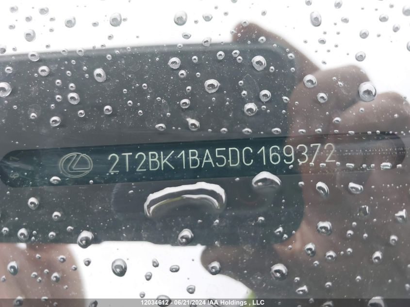 2013 Lexus Rx 350 F Sport VIN: 2T2BK1BA5DC169372 Lot: 12034612