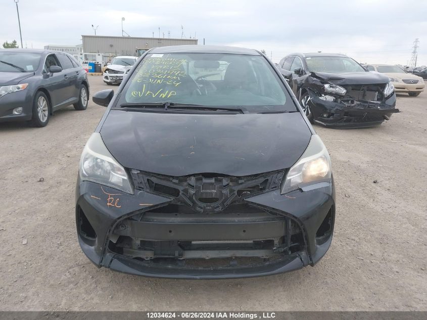 2015 Toyota Yaris Le/Se VIN: VNKKTUD36FA034742 Lot: 12034624