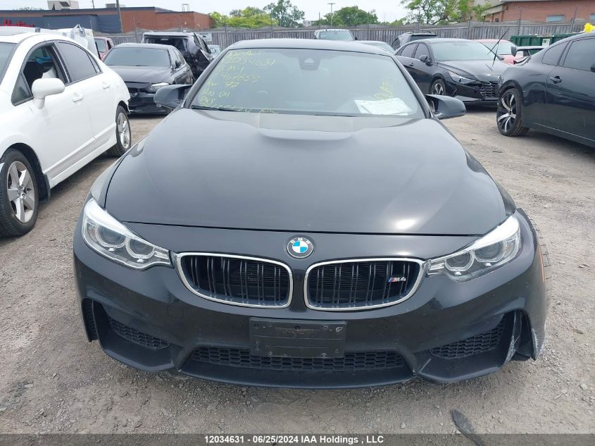 2015 BMW M4 VIN: WBS3U9C54FJ967655 Lot: 12034631