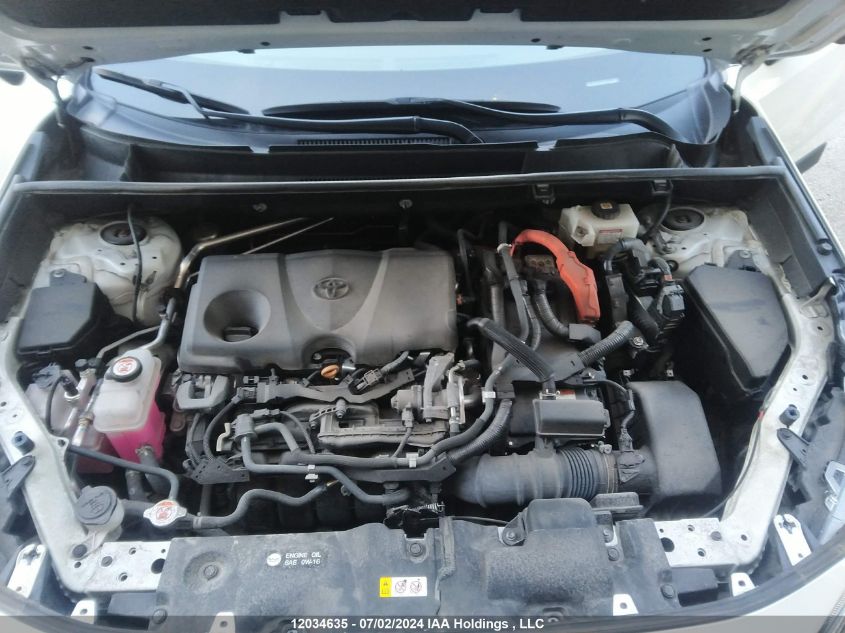 2021 Toyota Rav4 Hybrid Limited VIN: 2T3DWRFV7MW110410 Lot: 12034635