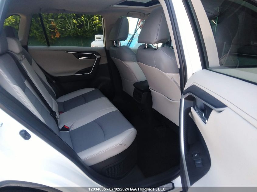 2021 Toyota Rav4 Hybrid Limited VIN: 2T3DWRFV7MW110410 Lot: 12034635