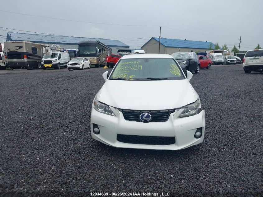 2013 Lexus Ct 200 VIN: JTHKD5BH9D2124841 Lot: 12034639