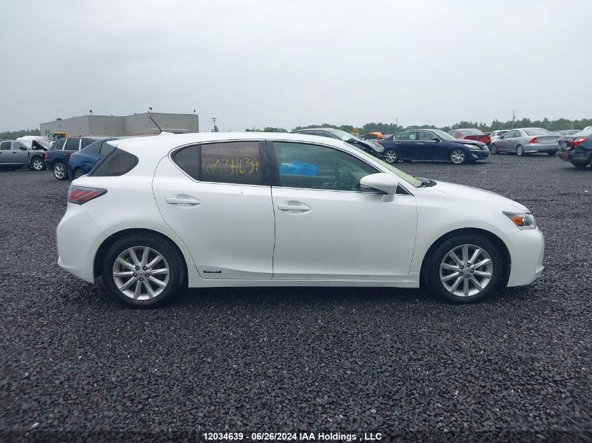 2013 Lexus Ct 200 VIN: JTHKD5BH9D2124841 Lot: 12034639