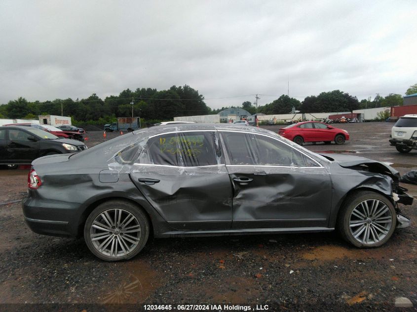 2015 Volkswagen Passat Sel VIN: 1VWCV7A39FC060055 Lot: 12034645