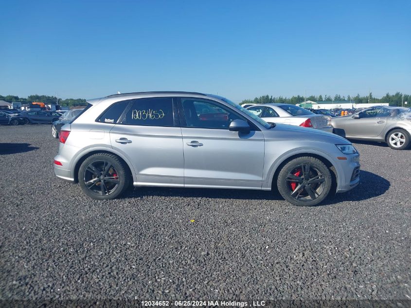 2019 Audi Sq5 Prestige VIN: WA1C4AFY8K2002262 Lot: 12034652