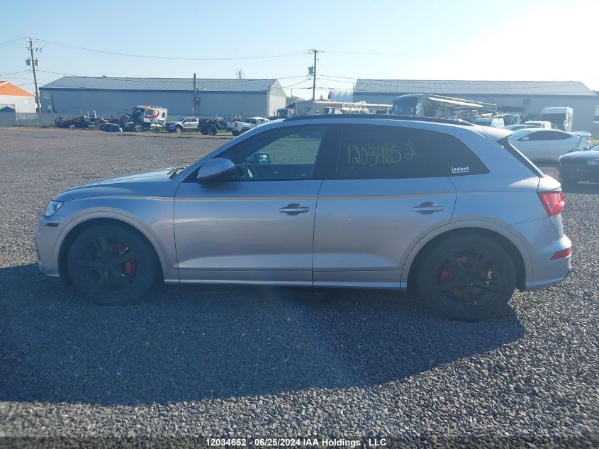 2019 Audi Sq5 Prestige VIN: WA1C4AFY8K2002262 Lot: 12034652