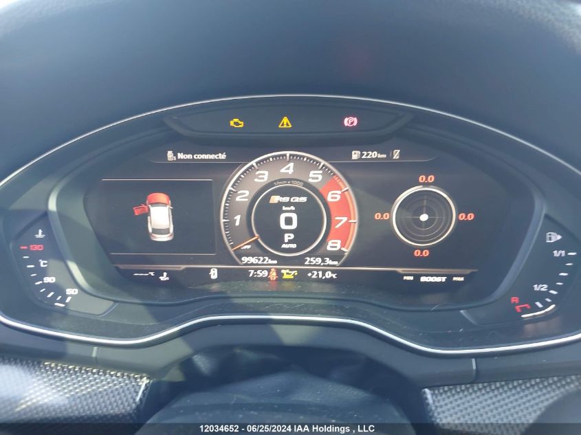 2019 Audi Sq5 Prestige VIN: WA1C4AFY8K2002262 Lot: 12034652