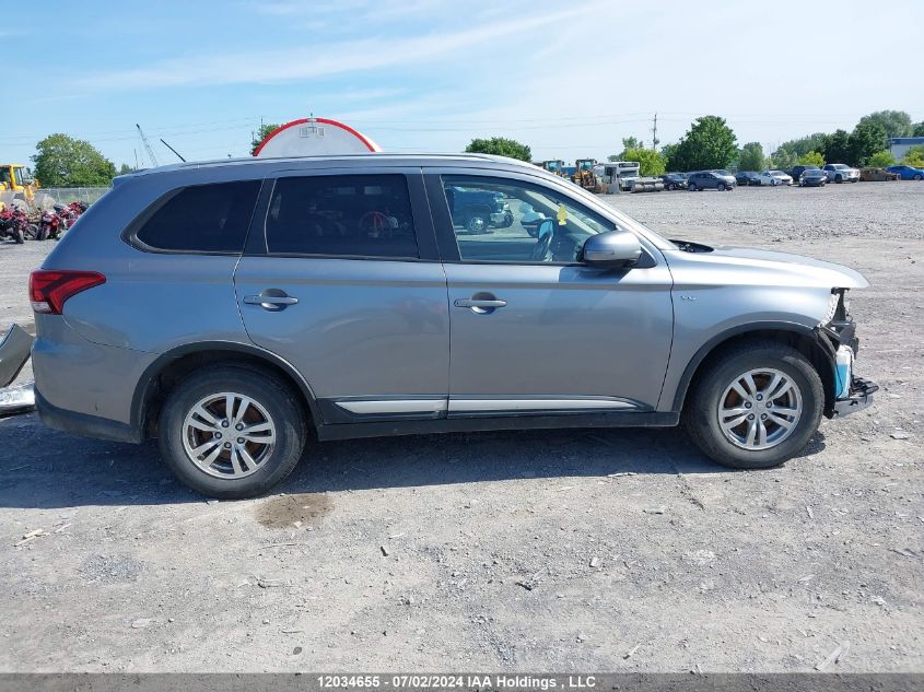 2016 Mitsubishi Outlander Se/Sel VIN: JA4JZ3AX0GZ605224 Lot: 12034655