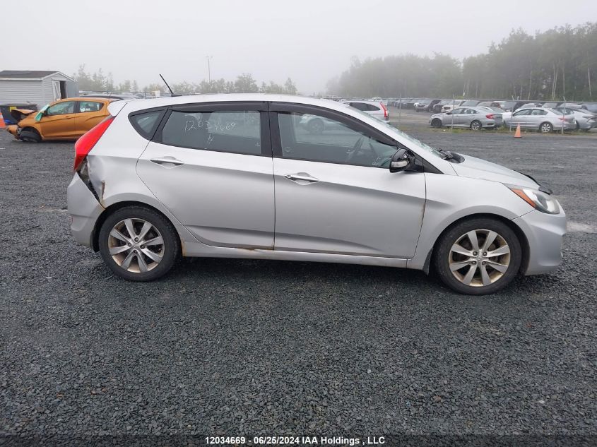 2014 Hyundai Accent Gls VIN: KMHCU5AE3EU156277 Lot: 12034669