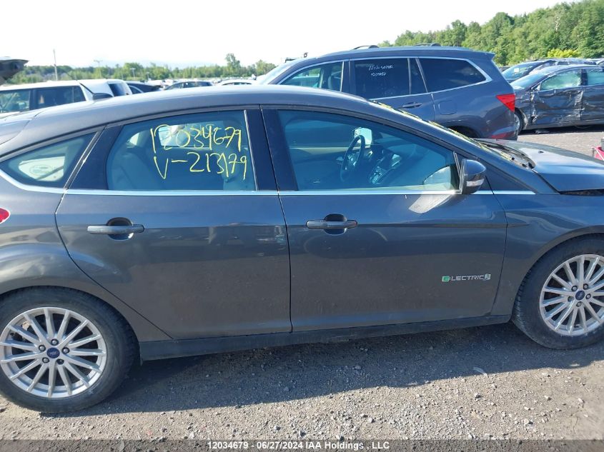 2018 Ford Focus Electric VIN: 1FADP3R47JL213179 Lot: 12034679