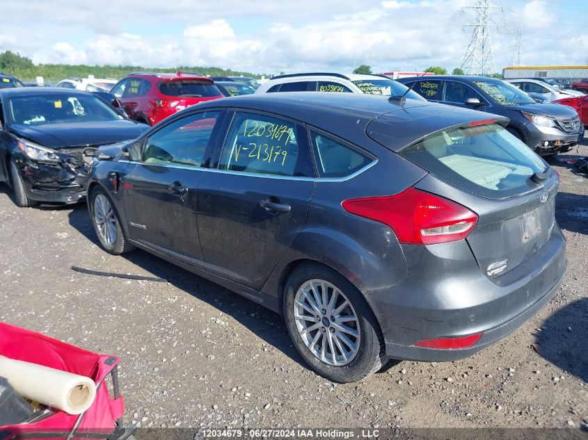 2018 Ford Focus Electric VIN: 1FADP3R47JL213179 Lot: 12034679