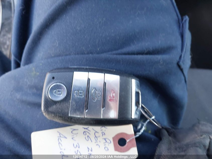 2020 Kia Rio VIN: 3KPA35AD1LE354129 Lot: 12034712