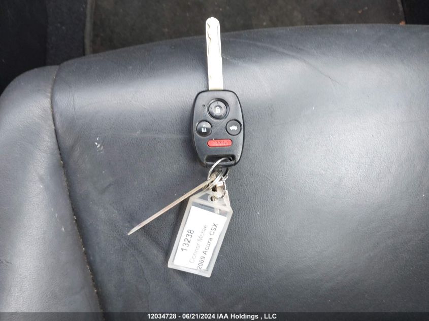 2009 Acura Csx VIN: 2HHFD56539H200116 Lot: 12034728