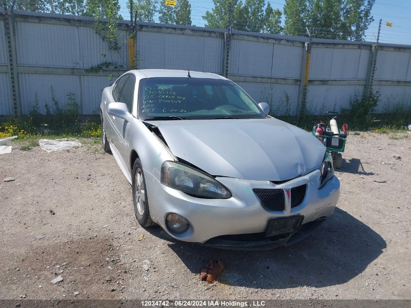 2005 Pontiac Grand Prix VIN: 2G2WS522651200509 Lot: 12034742