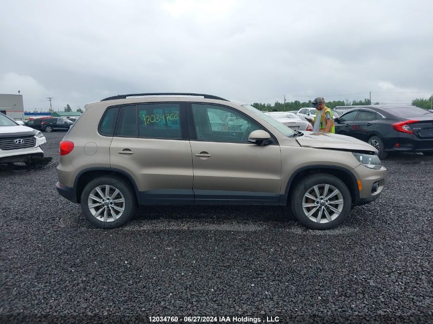 2015 Volkswagen Tiguan VIN: WVGJV7AX4FW034390 Lot: 12034760