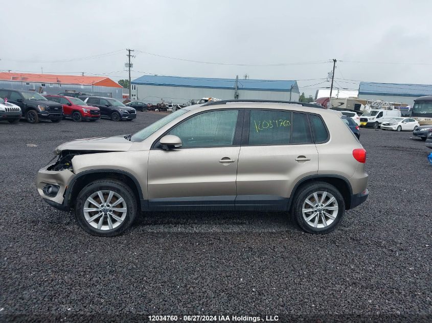 2015 Volkswagen Tiguan VIN: WVGJV7AX4FW034390 Lot: 12034760