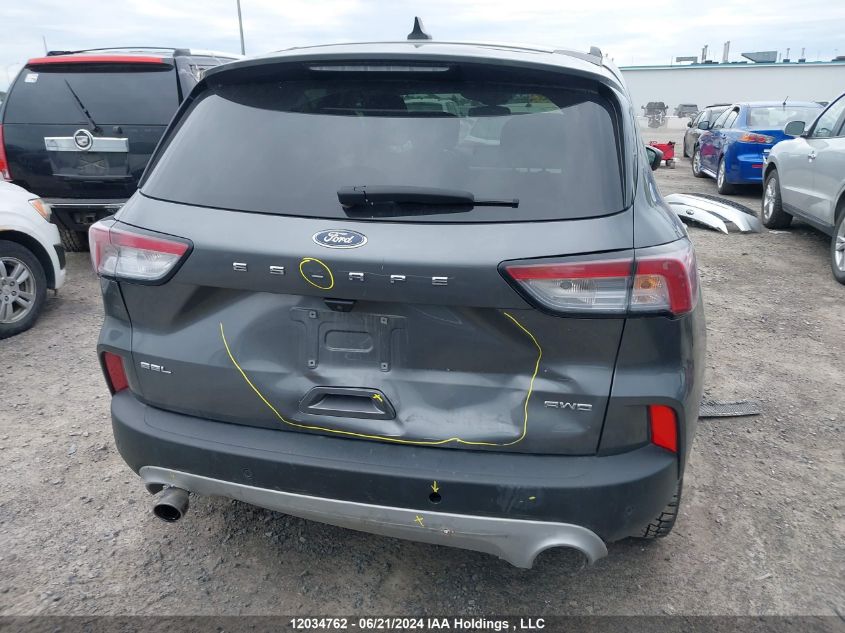 2021 Ford Escape Sel VIN: 1FMCU9H66MUA72832 Lot: 12034762