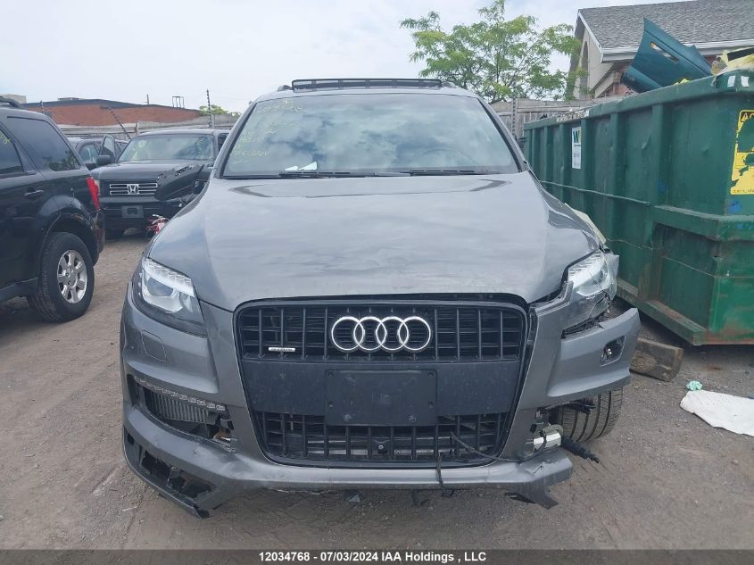 2014 Audi Q7 VIN: WA1MMCFE0ED009687 Lot: 12034768