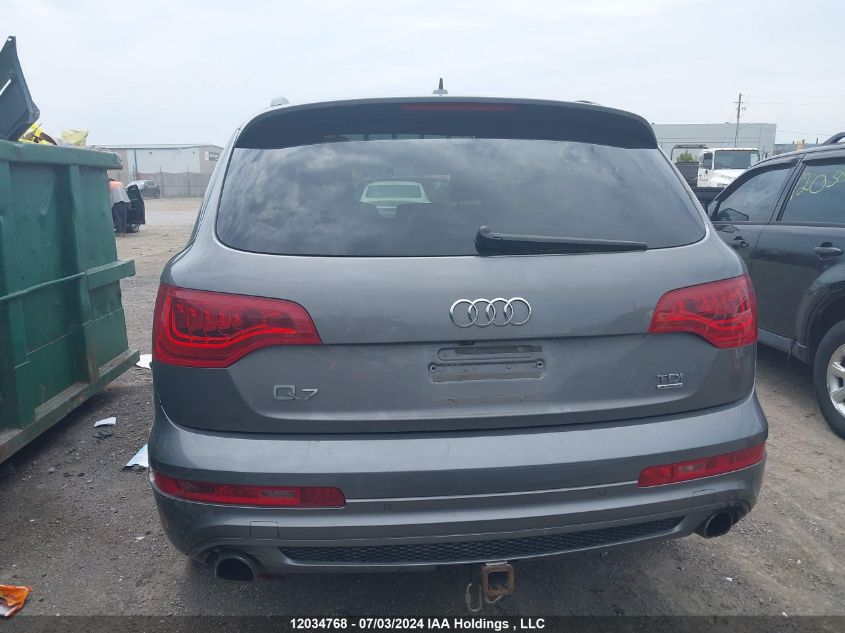 2014 Audi Q7 VIN: WA1MMCFE0ED009687 Lot: 12034768