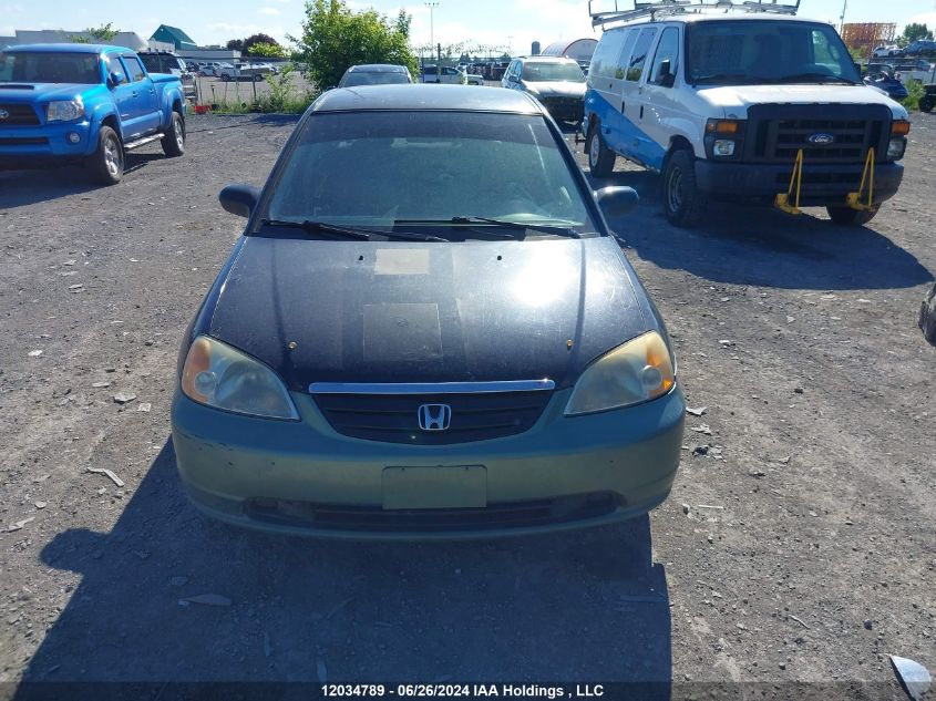 2003 Honda Civic Sdn VIN: 2HGES166X3H938073 Lot: 12034789