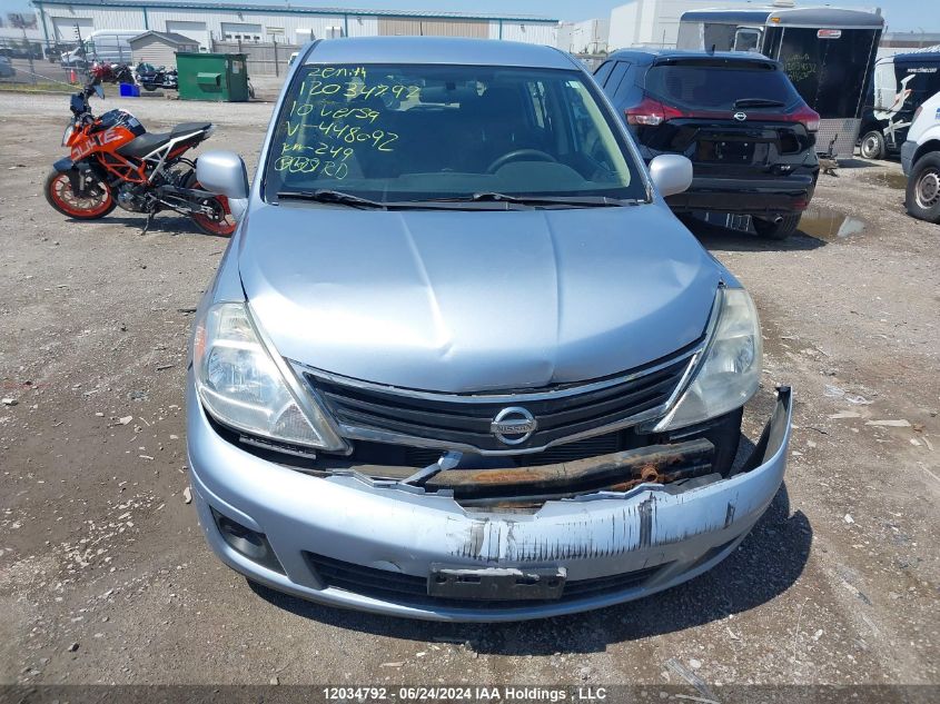 2010 Nissan Versa S/Sl VIN: 3N1BC1CP3AL448092 Lot: 12034792