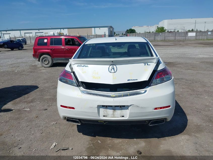 2012 Acura Tl VIN: 19UUA9F70CA801082 Lot: 12034796