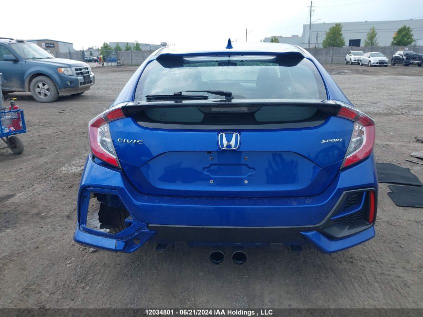 2020 Honda Civic Sport VIN: SHHFK7H45LU303297 Lot: 12034801