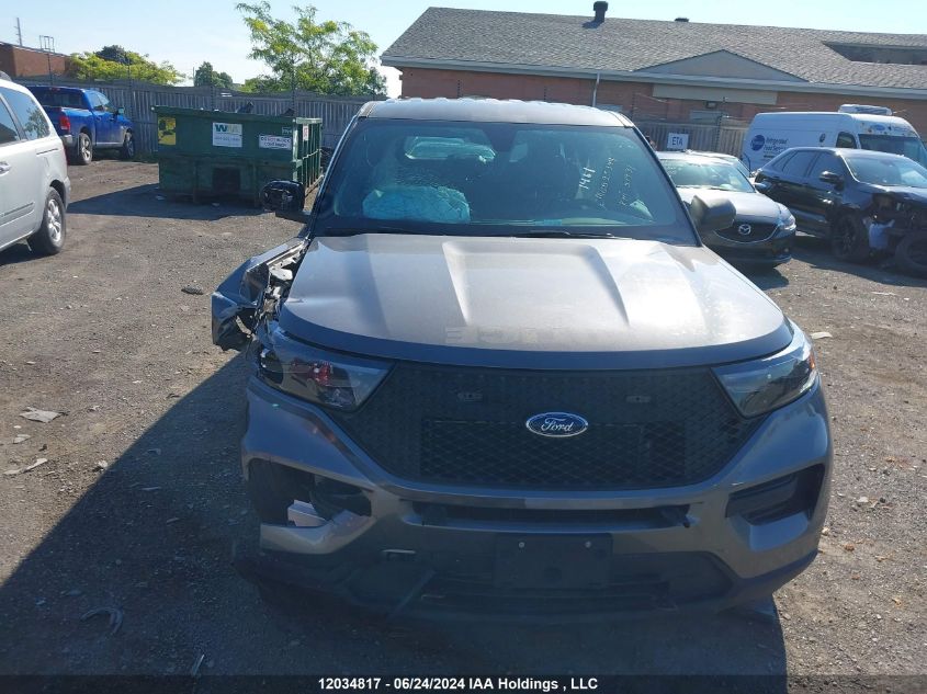2021 Ford Explorer Police Interceptor VIN: 1FM5K8AB9MGB25344 Lot: 12034817