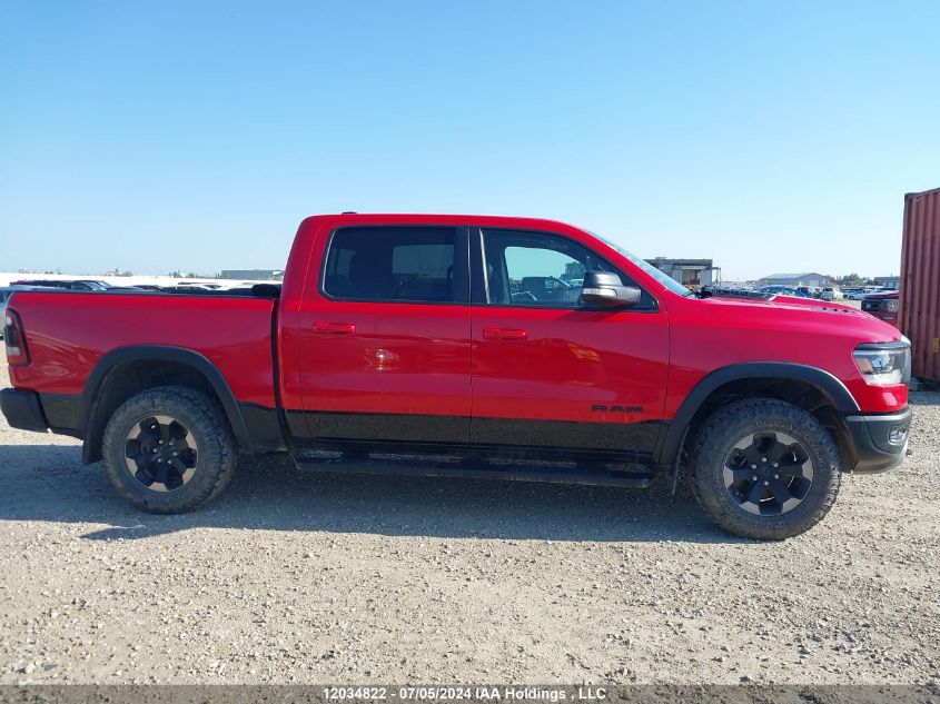 2019 Ram 1500 Rebel VIN: 1C6SRFLT1KN857612 Lot: 12034822