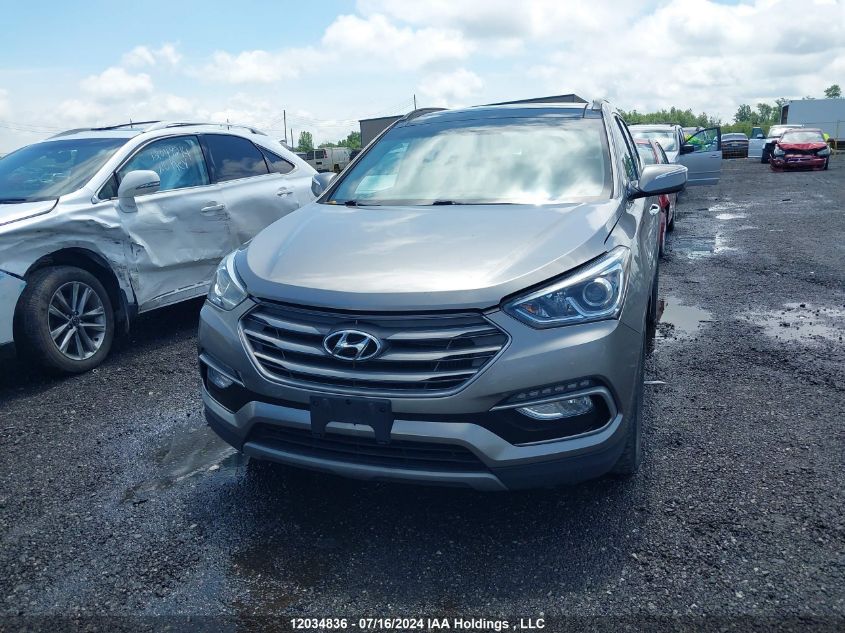 2018 Hyundai Santa Fe VIN: 5XYZUDLA6JG517158 Lot: 12034836